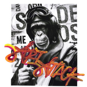 Retouchè Su Serigrafia 33di46 Cm 48x34 su carta Canson 280 gr 2020 Dal Opera L' Aviatore Cm 100x80 su tela 2012