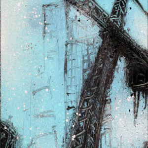 "celestial Idol " - Artistinct - This is Art The โcraneโ is indispensable for the rapid completion of grandiose projects, symbolizing constant human evolution in the construction industry.ย