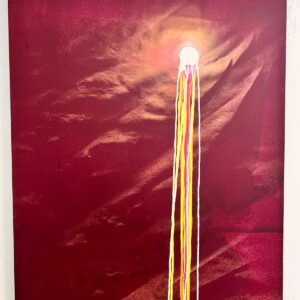 “windy” 100x80cm Spray Su Tela 2024 - Artistinct - This is Art