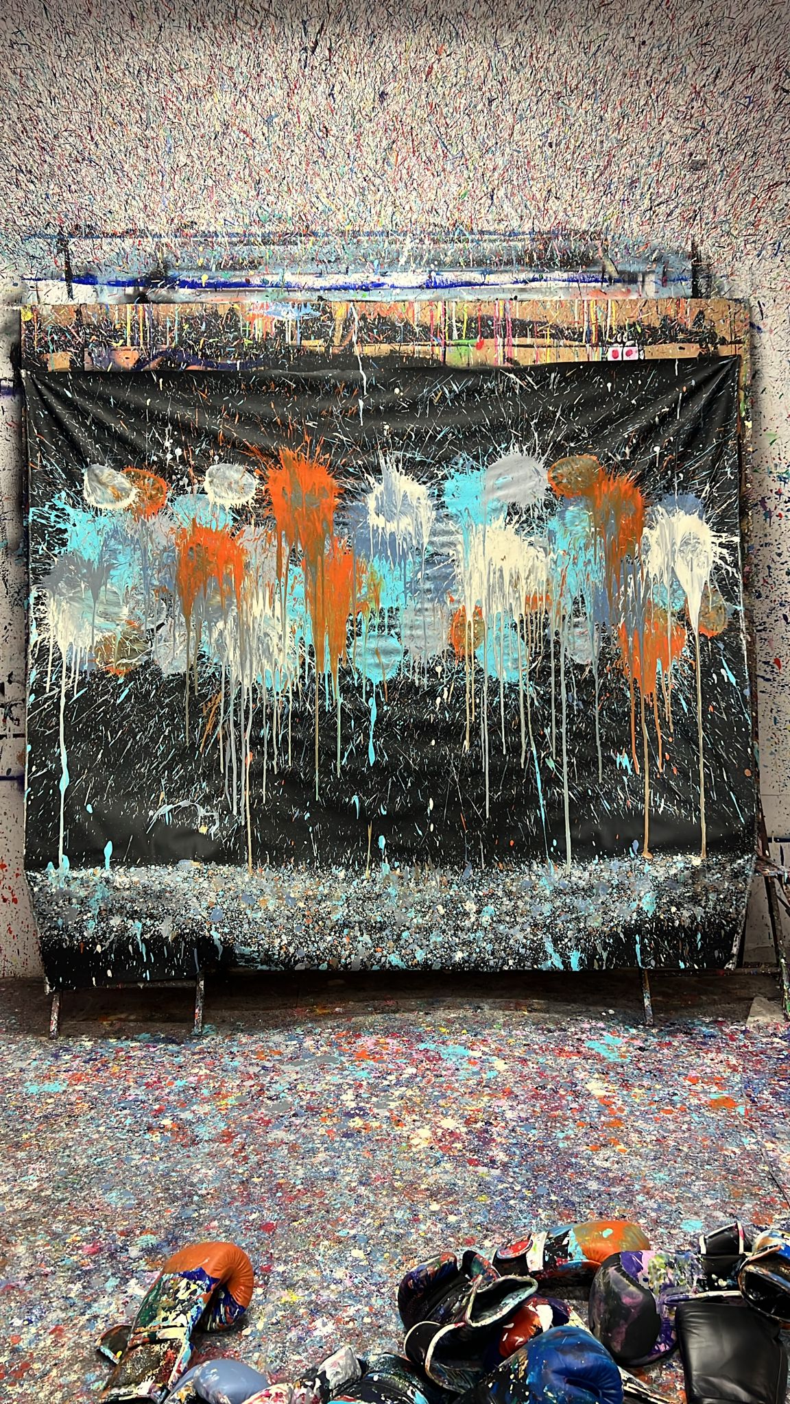 Breaking Through Black #46 “mare Lontano” Acrilico Su Tela 2025 - Artistinct - This is Art