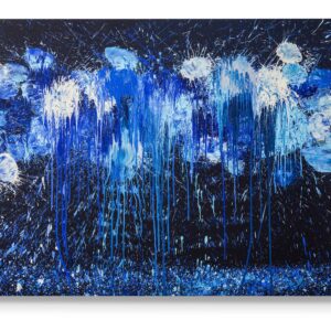 Breaking Through Black #30 “ocean Ice” 160x200cm Acrilico Su Tela 2023 - Artistinct - This is Art