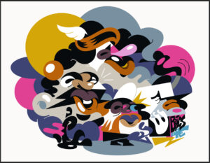 The Crew Year : 2020 (Reprint 2025) Technique : Digital artwork Title : The Crew