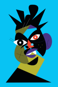 Pop Dirty Bastard Year : 2025 Technique : Digital artwork — Streetcubism-icons serie Title : Pop Dirty Bastard (ODB Tribute)